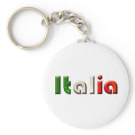 Italia logo gifts for Italians and Italy lovers Keychain