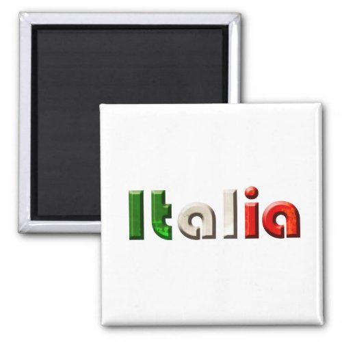 Italia logo gifts for Italians and Italy lovers Magnet