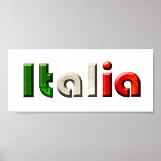 Italia logo gifts for Italians and Italy lovers Print