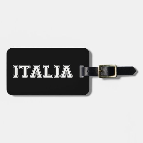 Italia Luggage Tag