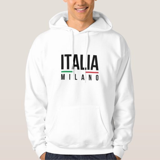 Italia Milano Hoodie | Zazzle