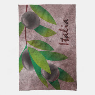 Italia Olives Towel