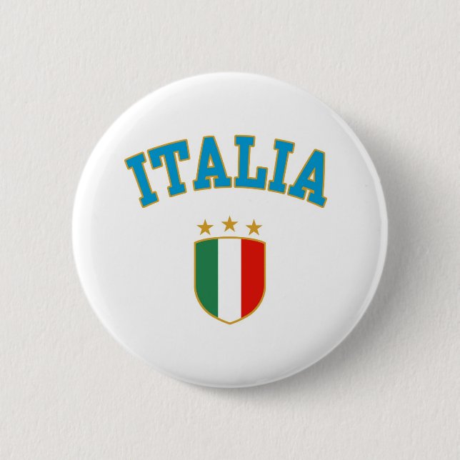 Italia Pinback Button (Front)