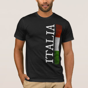 Italia Pride I Love Italy Tricolore Italian Flag T-Shirt