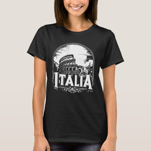 Italia Rome Colosseum T-Shirt (Front)