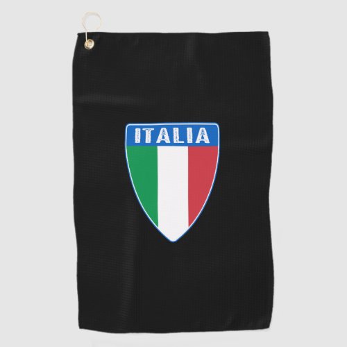 Italia Shield Golf Towel