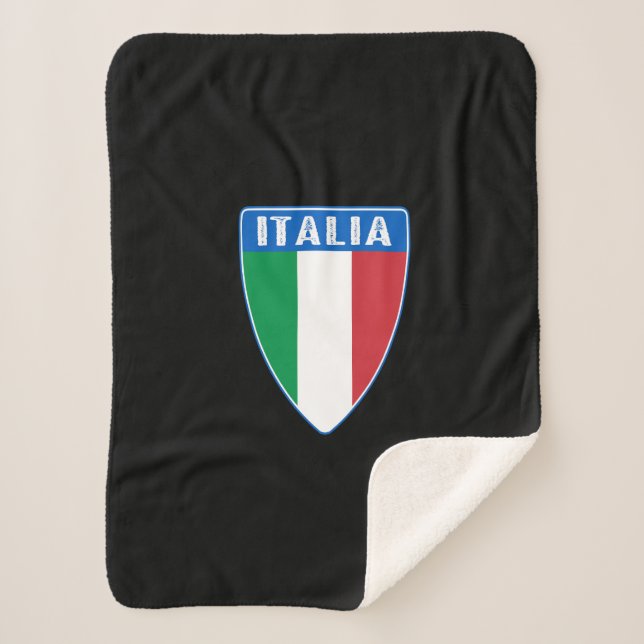 Italia Shield Sherpa Blanket (Front)
