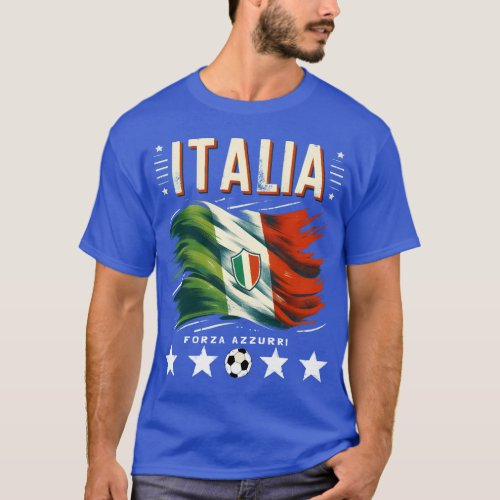 Italia Soccer Forza Azzurri  T_Shirt