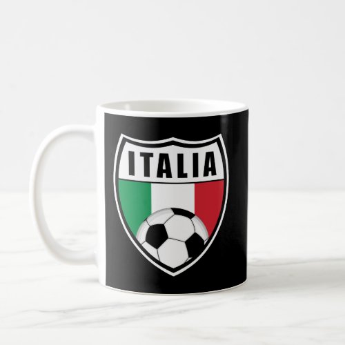 Italia Soccer Jersey Italian Flag Gift Coffee Mug
