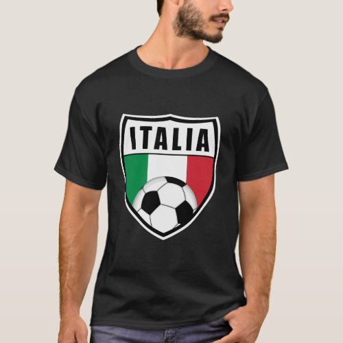 Italia Soccer Jersey Italian Flag Gift T_Shirt