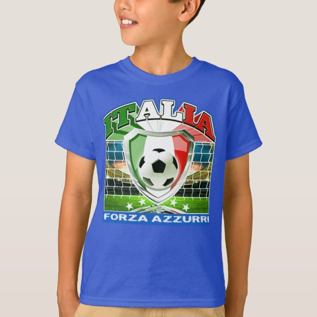 Italia Soccer  T-Shirt (Front)