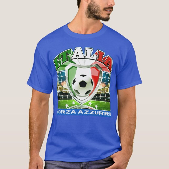 Italia Soccer  T-Shirt (Front)