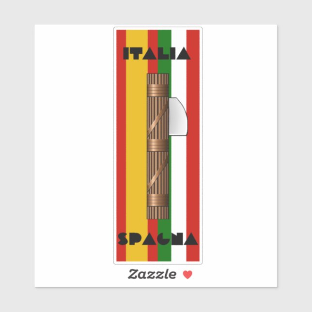 ITALIA-SPAGNA STICKER (Sheet)