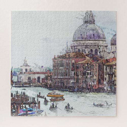 Italia Venice Canal Jigsaw Puzzle