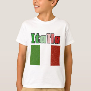 Italia Vintage Flag Kids T-Shirt
