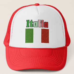 Italia Vintage Flag Retro Hat