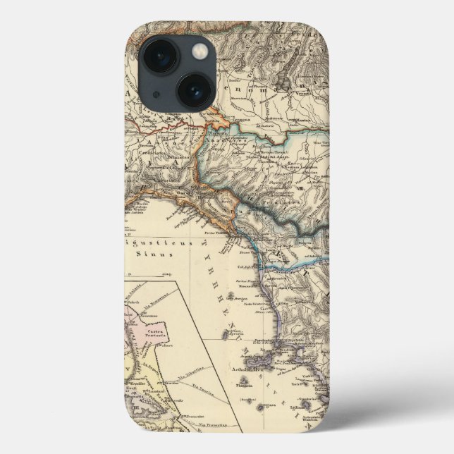 Italiae regiones IIIIXI Case-Mate iPhone Case (Back)