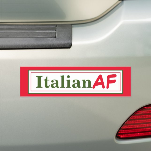 Italian AF Funny Car Magnet (In Situ)