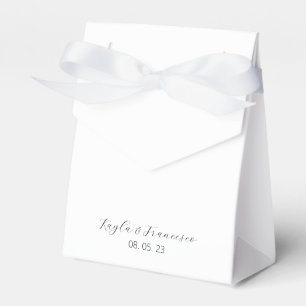 Italian Almond Wedding Tradition Favor Tag Boxes