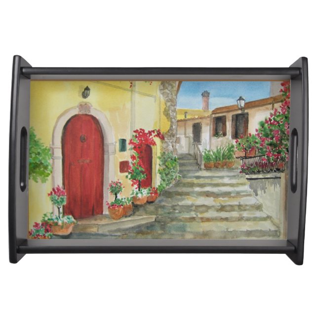 Italian, Amalfi Coast, Italy Serving Tray (Front)
