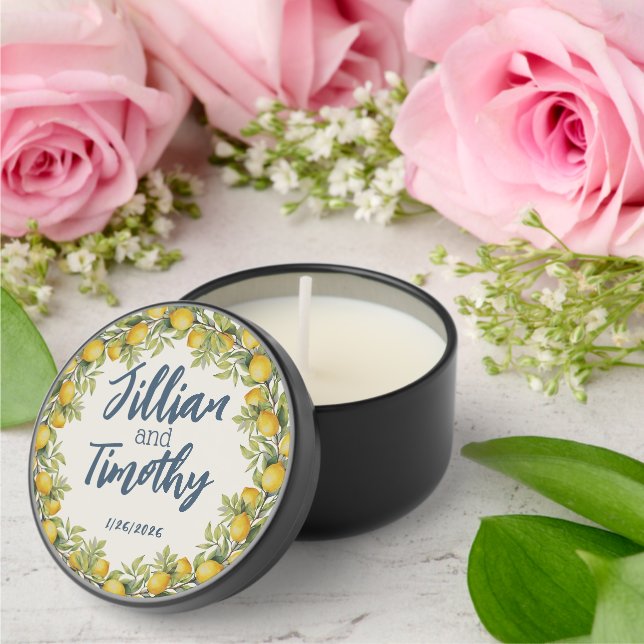 Italian Amalfi Themed Wedding Mini Candle Favors (Insitu (Wedding))