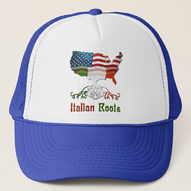 Italian American Ancestry Hat (Front)