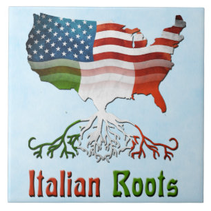 Italian American Ancestry Tile