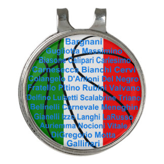 Italian American Basketball Players Golf Hat Clip