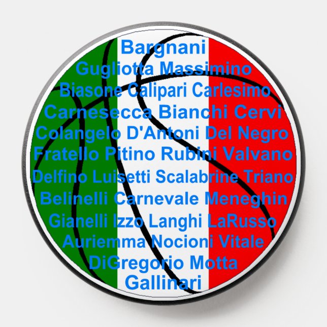 Italian American Basketball Players PopSocket (Popsocket)