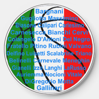 Italian American Basketball Players Wireless Charger