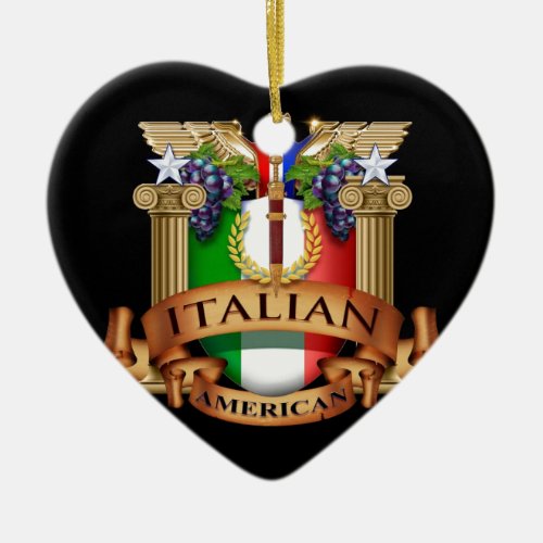 Italian American Ceramic Ornament