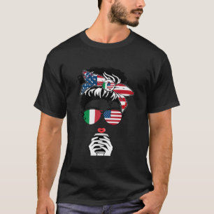 Italian American Coffee Mama Girl Sister Aunt Ital T-Shirt