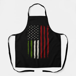 Italian American Flag Italy Heritage America patri Apron