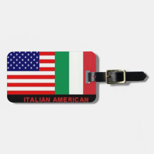 ITALIAN/AMERICAN FLAGS LUGGAGE/GOLF TAG