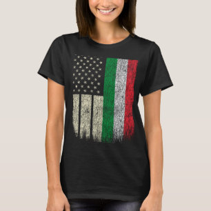 Italian American Italian Roots Pride Flag 4th Of T-Shirt