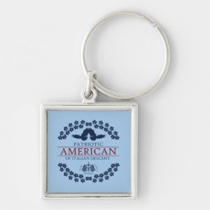 Italian American PATRIOT Keychain