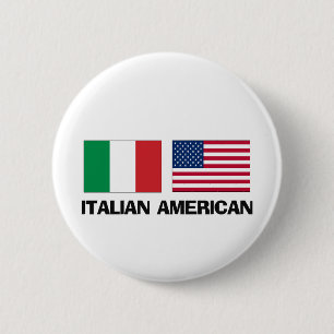 Italian American Pinback Button