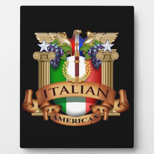 Italian American Plaque