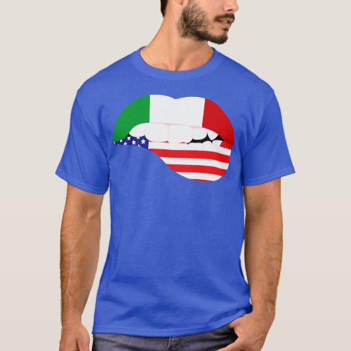 Italian American Pride Lip Bite 1 T_Shirt