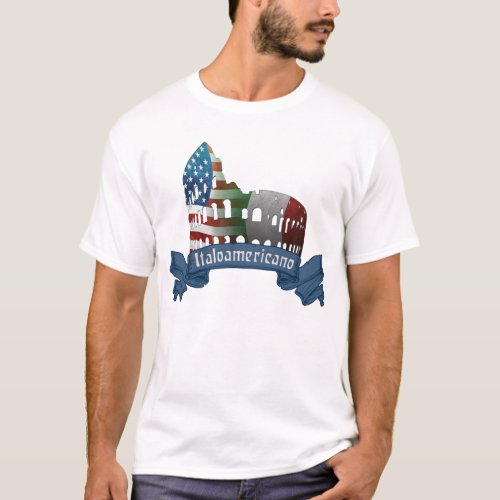 Italian American Rome Coliseum T_Shirt