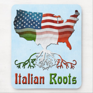 Italian American Roots Mousemat Mouse Pad
