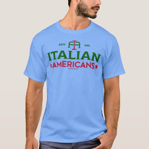 Italian Americans Monogram T_Shirt