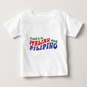 Italian and Filipino Baby T-Shirt