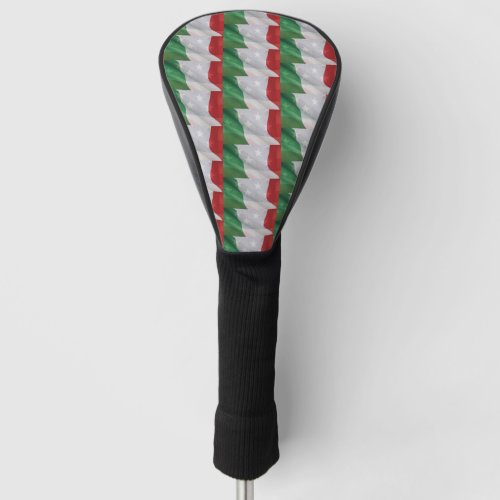 Italian and USA flags Golf Head Cover