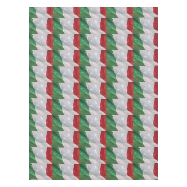 Italian and USA flags Tablecloth (Front)