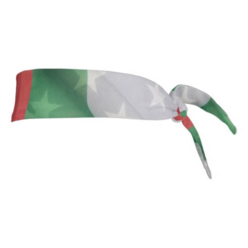 Italian and USA flags Tie Headband