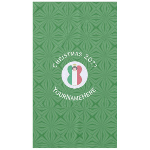 Italian Angel Christmas Flag Personalized Tablecloth