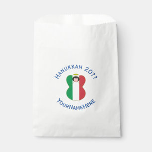 Italian Angel Flag for Hanukkah Favor Bag