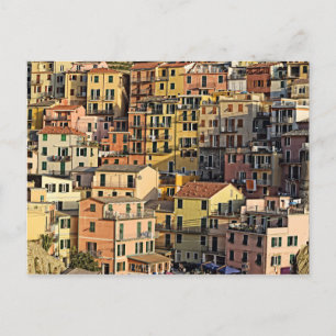 Italian Apartment Living - Manarola Postcard