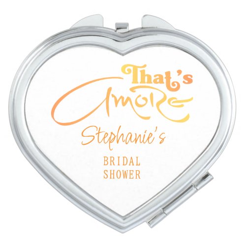 Italian Aperol Cocktail Thats Amore Bridal Shower Compact Mirror